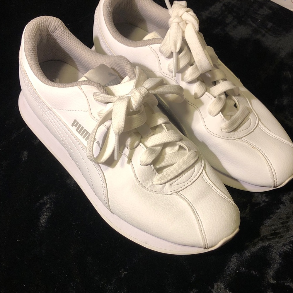 Puma Turin II Jr girls sneakers 5C white NEW